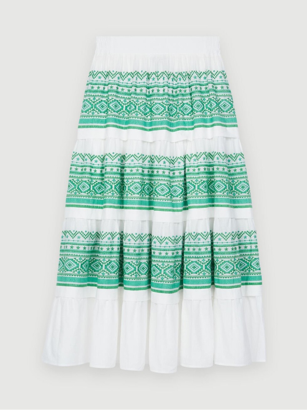 Maje Embroidered Skirt